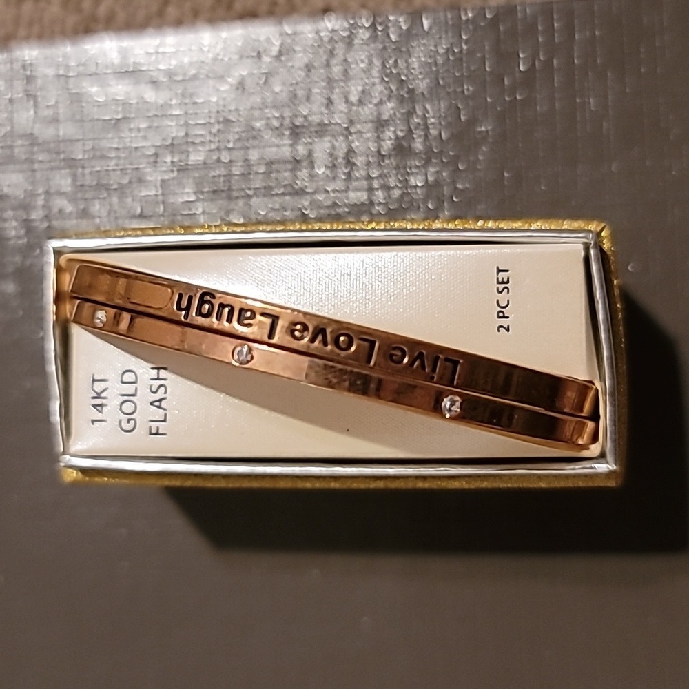 14 karat gold Flash two-piece bracelet